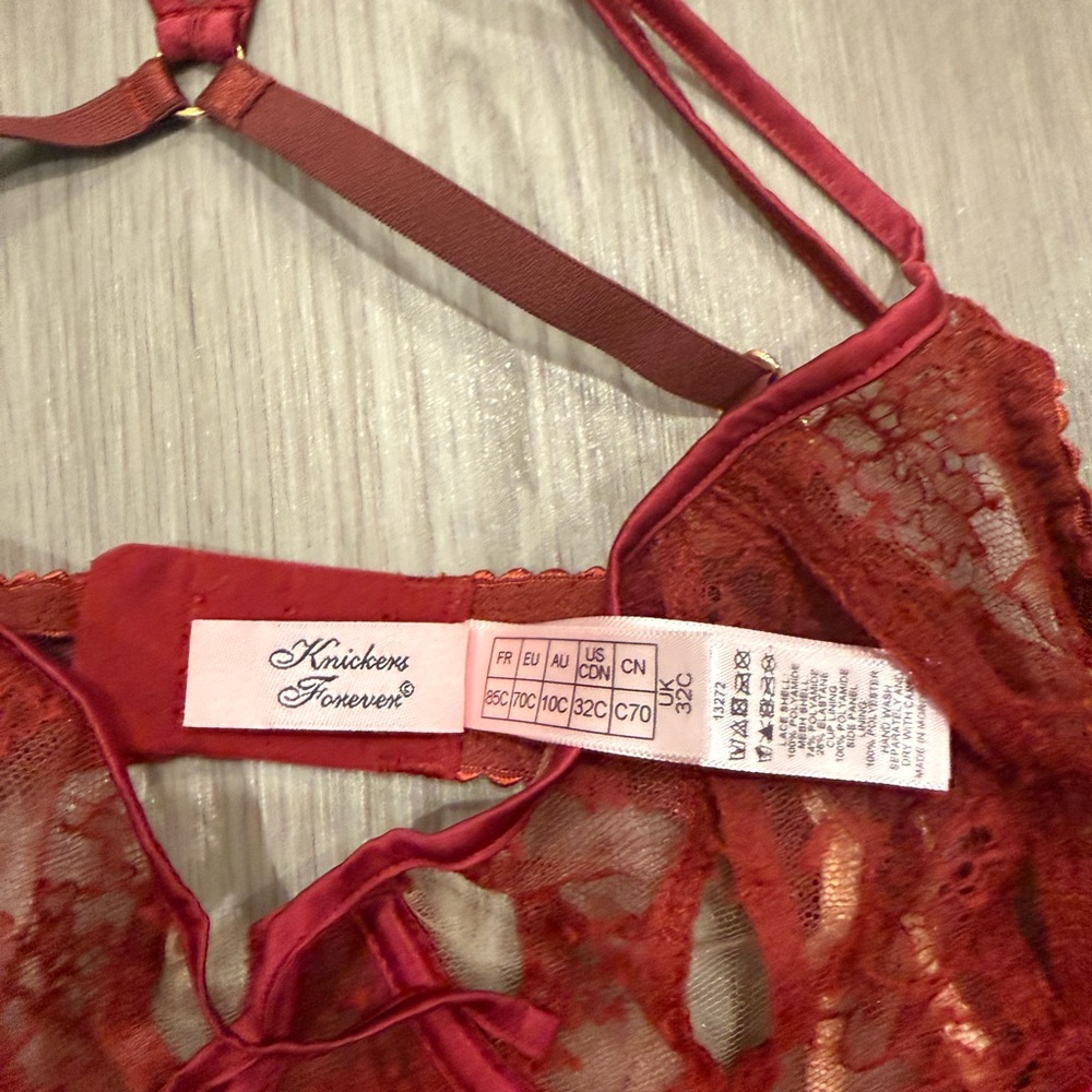 Agent Provocateur Marcia Bra in Rust. UK32C. Like New. - Picture 8 of 8